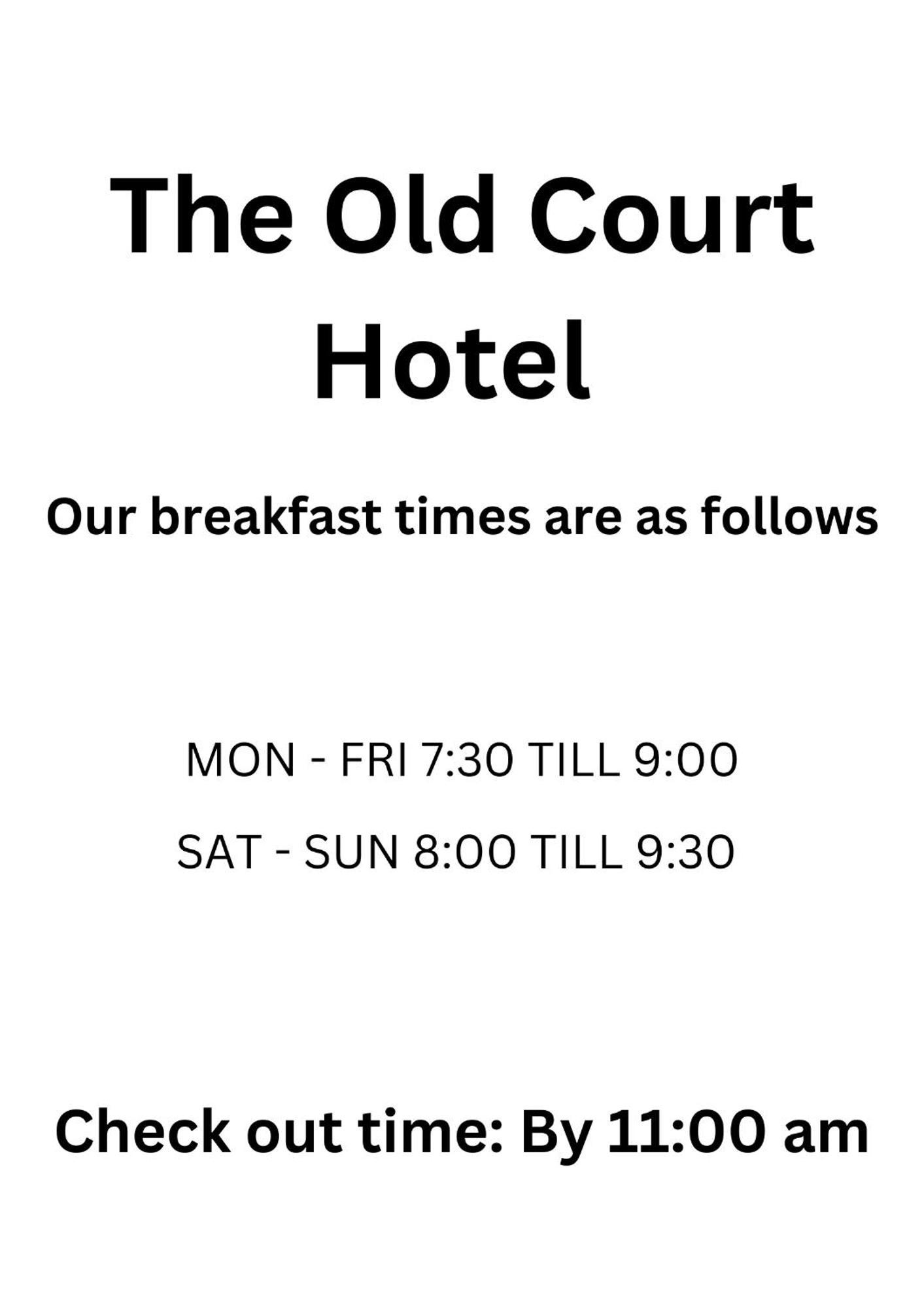 The Old Court Hotel Witney Extérieur photo